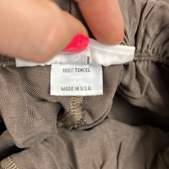 Bryn walker wide leg pants size small brown tencel made in USA - Picture 6 of 7